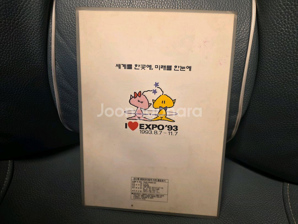 대전엑스포93 꿈돌이 책받침, 엑스포--1