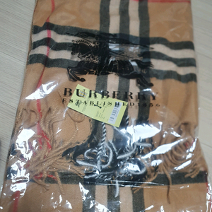 캐시미어 버버리 클래식 체크 넓은 빅겸용 숄머플러