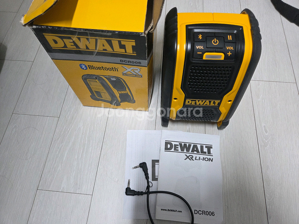 디월트 블루투스스피커 dcr006--0