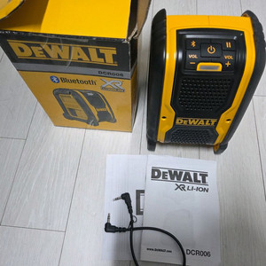 디월트 블루투스스피커 dcr006