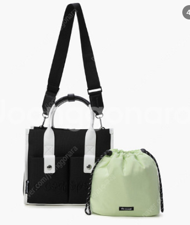 르꼬끄 스포르티브 골프 여성스퀘어 토트백--3