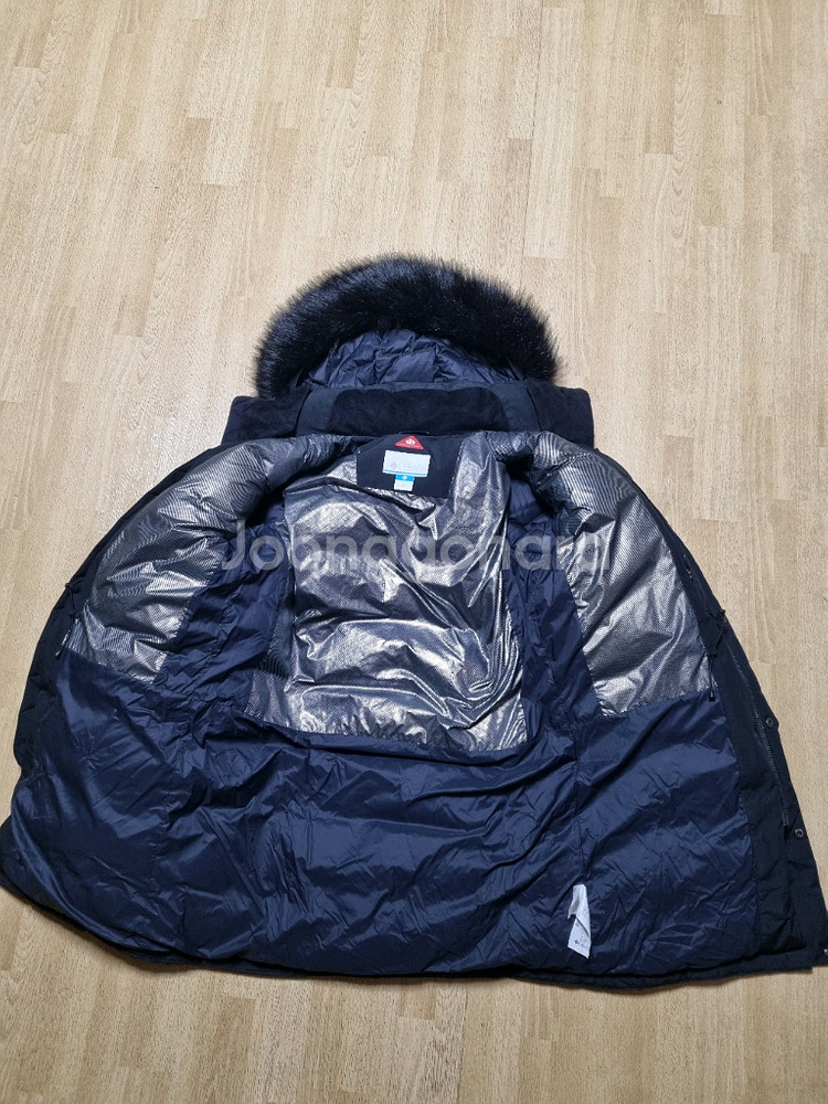 컬럼비아 옴니히트 구스다운 중기장 패딩 M--2