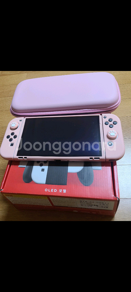 모든구성품미사용)닌텐도 스위치 OLED 화이트 풀박스+파우치--2