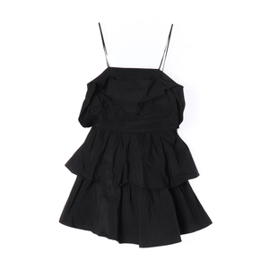 [S]자라 블랙 뷔스티에 캉캉 미니 원피스 나시 드레스