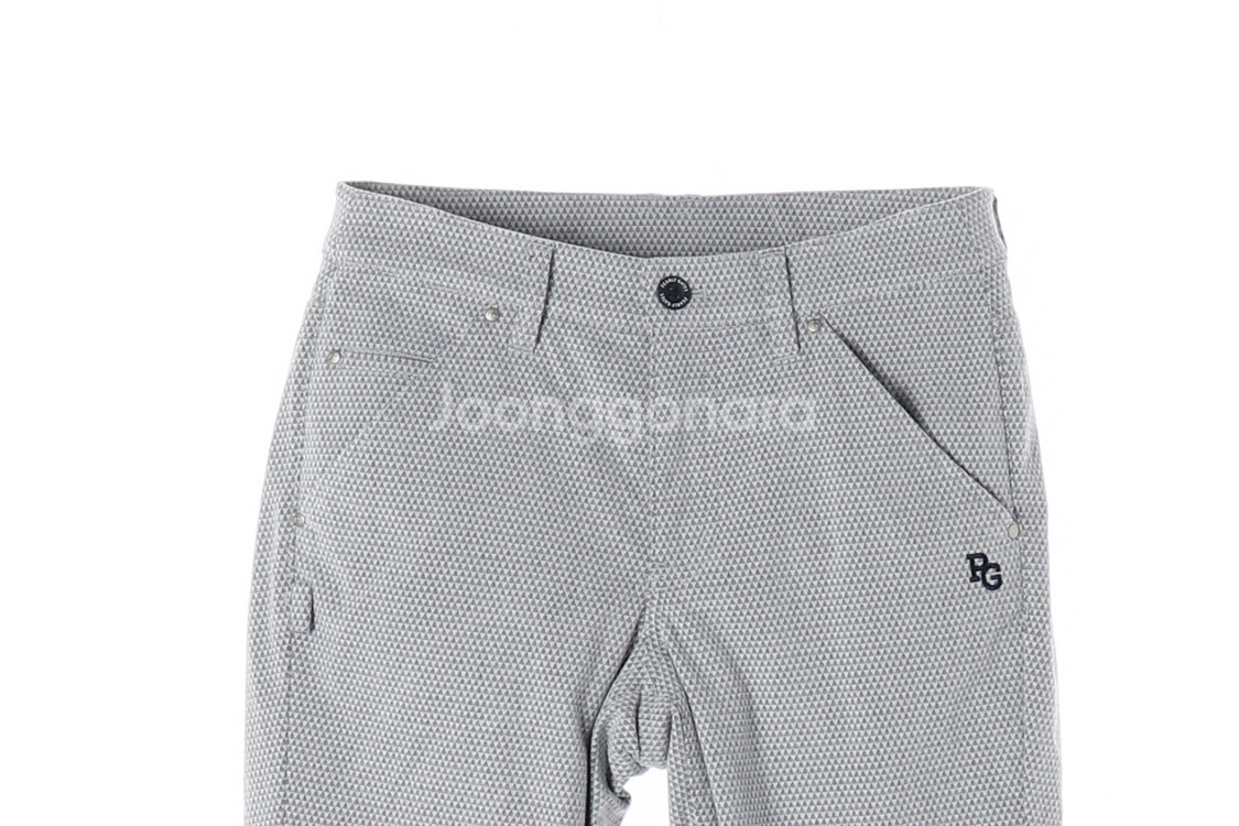 [S]파리게이츠 골프 그레이 패턴 슬랙스 팬츠 바지--1