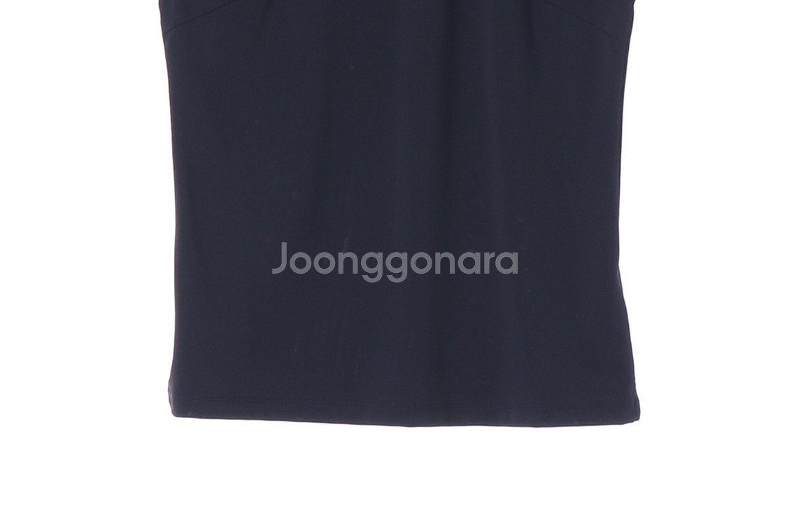 [M]헤지스 네이비 골지 카라티 반팔 PK 폴로 골프 티셔츠--2