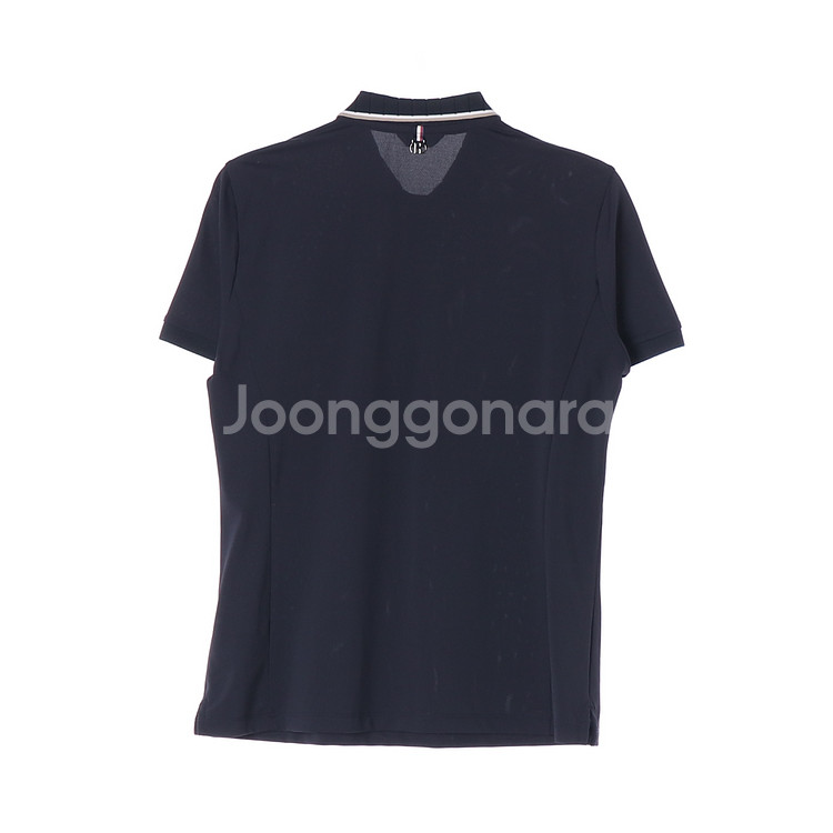 [M]헤지스 네이비 골지 카라티 반팔 PK 폴로 골프 티셔츠--3