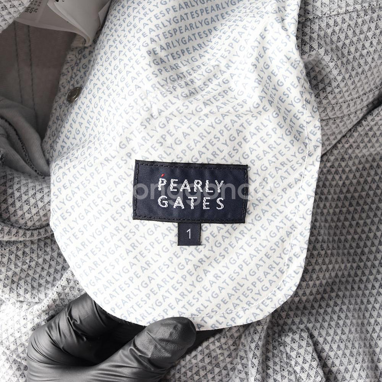 [S]파리게이츠 골프 그레이 패턴 슬랙스 팬츠 바지--5