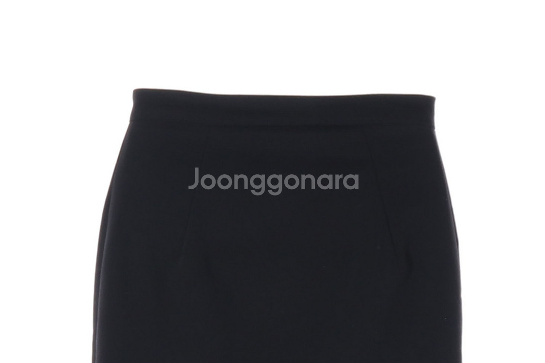 [S]자라 블랙 베이직 H라인 롱 스커트 정장 치마--1