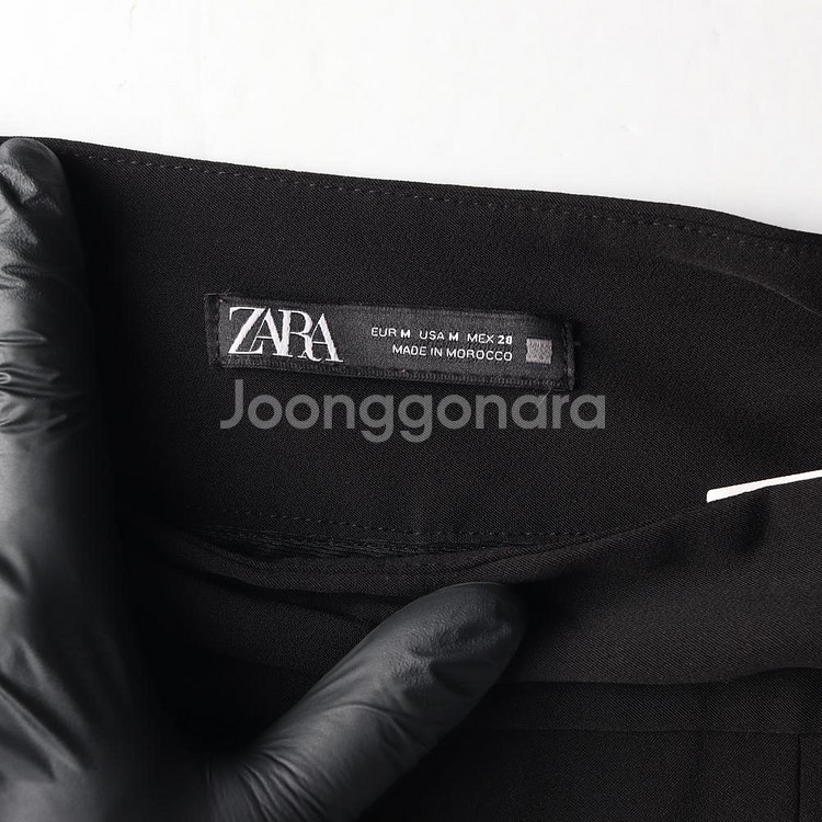 [M]자라 블랙 미니 치마바지 스코트 팬츠--4