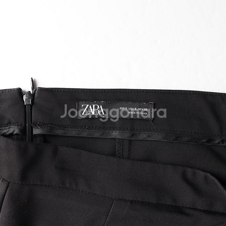 [S]자라 블랙 베이직 H라인 롱 스커트 정장 치마--5