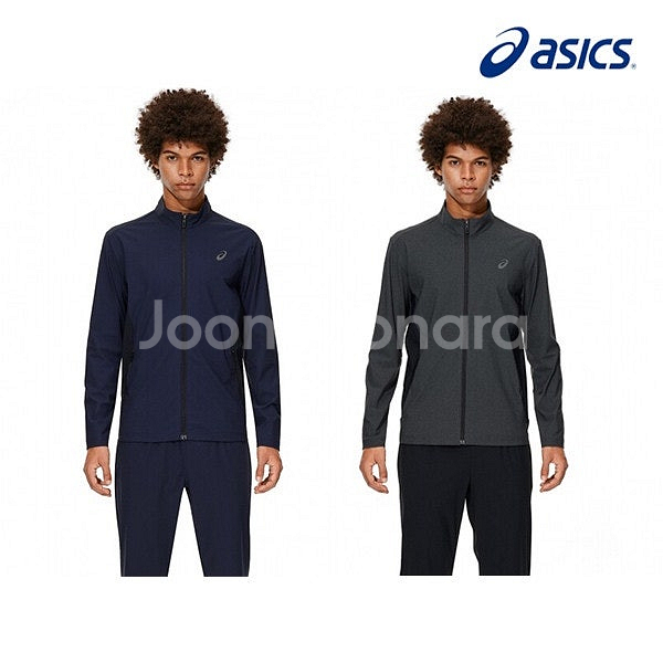 [새제품]아식스 트레이닝 트리코트 자켓 그레이 100(L)--2