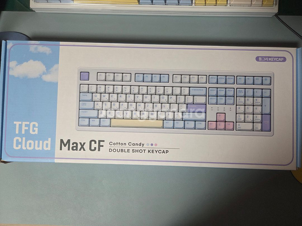 한성 TFG 클라우드맥스 Cloud Max CF 기계식 키보드 조약돌 게이밍 로즈핑크 도각--1