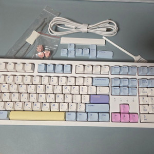 한성 TFG 클라우드맥스 Cloud Max CF 기계식 키보드 조약돌 게이밍 로즈핑크 도각