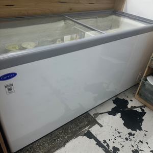 캐리어 냉동고 저소음 다목적 유리도어 CSDH-D600WA