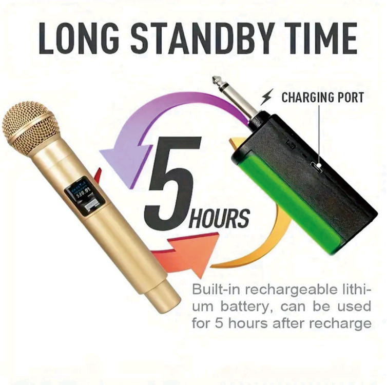 무선 핸디 마이크 세트--4