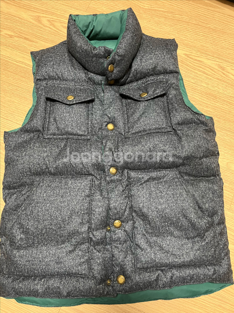 리버시블 패딩 베스트--0