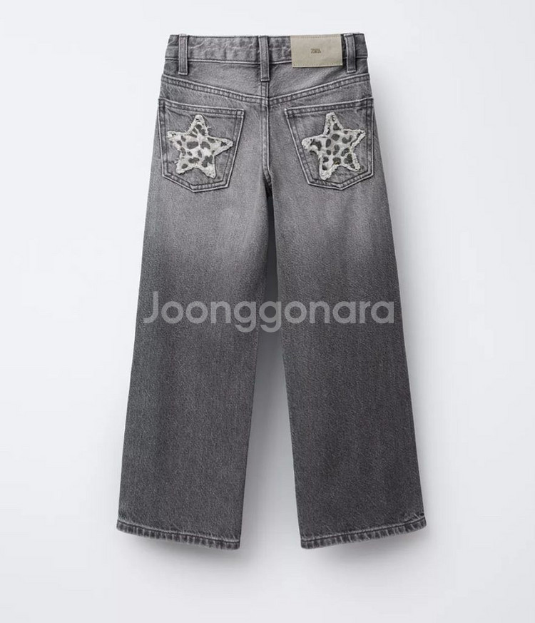 자라 키즈 와이드 데님 청바지 13~14(164) 판매--1