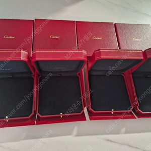 까르띠에 목걸이케이스 박스 쇼핑백팝니다