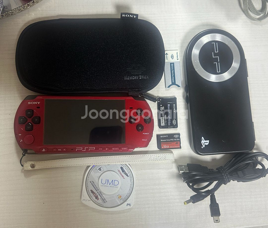PSP 3005 레드 풀세트--8