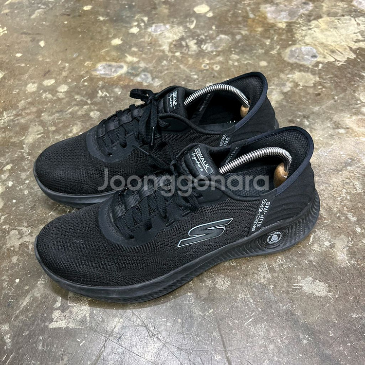 255) 스케쳐스 트리플블랙 플랫러너 런닝화 운동화 스니커즈 신발--1