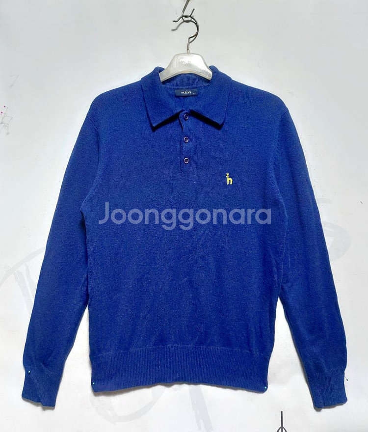 헤지스 남성캐시미어니트95-100 폴로티 골프웨어--0