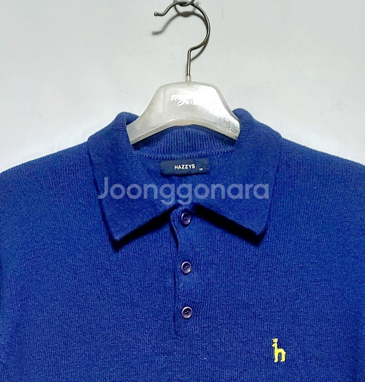 헤지스 남성캐시미어니트95-100 폴로티 골프웨어--1