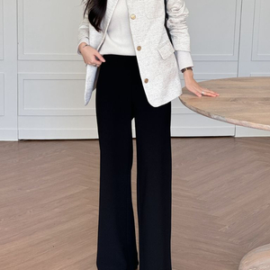 OKP 에어핏 밍크퍼 와이드팬츠