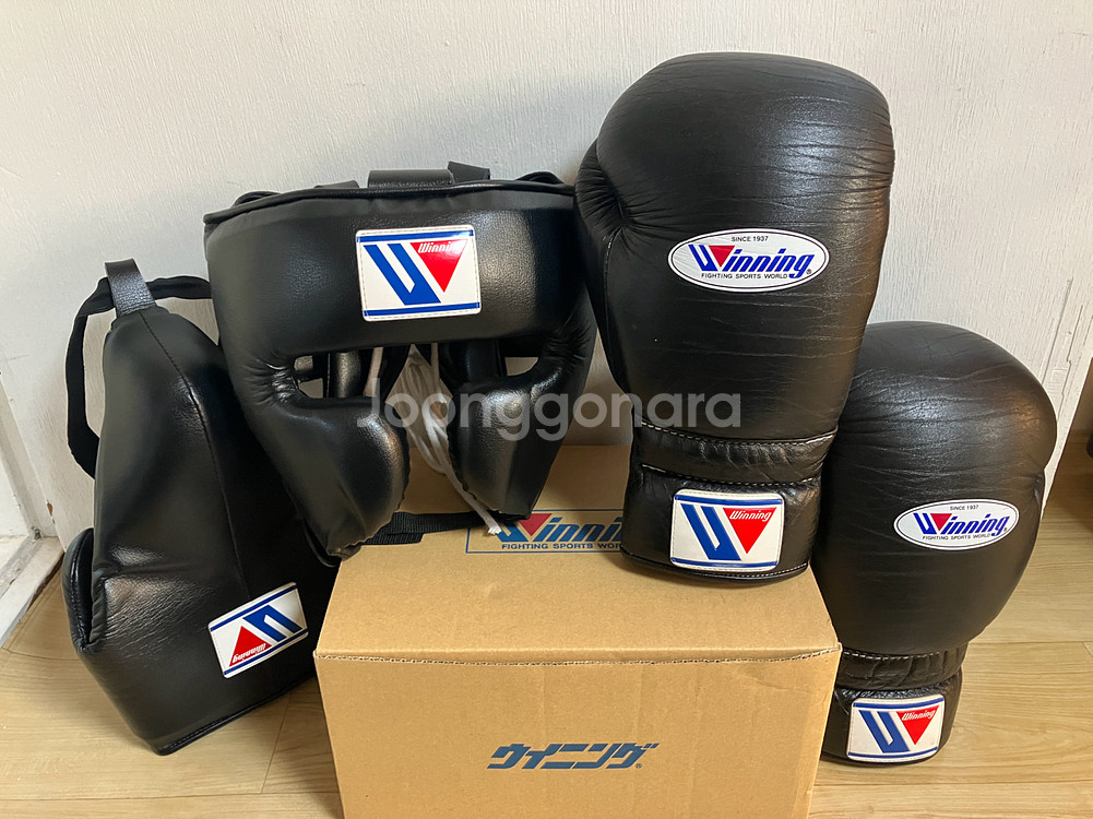 위닝 블랙 스파링 세트--0