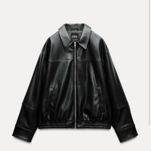 자라 블랙 레더자켓