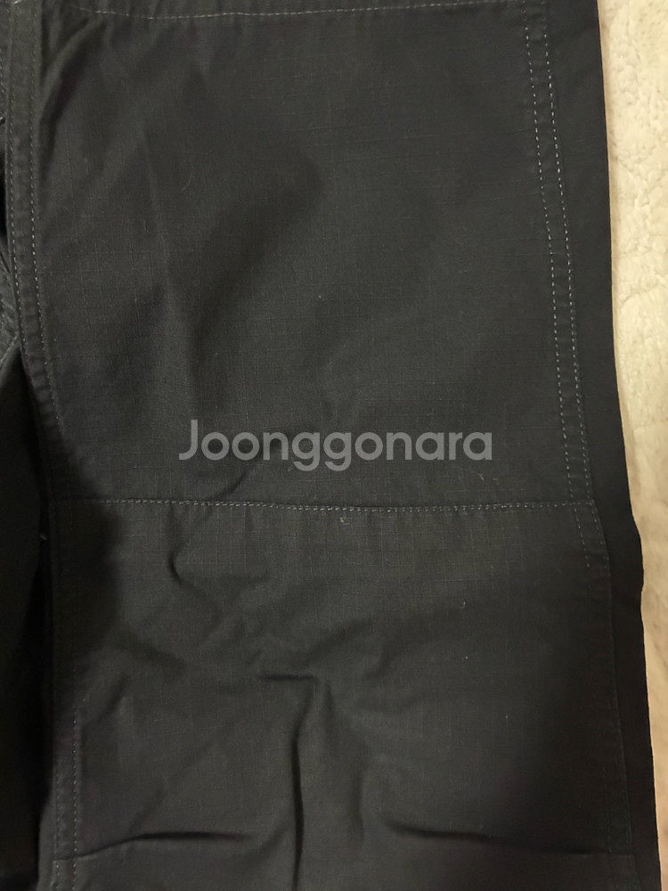 칼하트 레귤러 카고팬츠 블랙 린스드--4