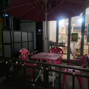 테라스용 / 야외용 파라솔 세트 이미지