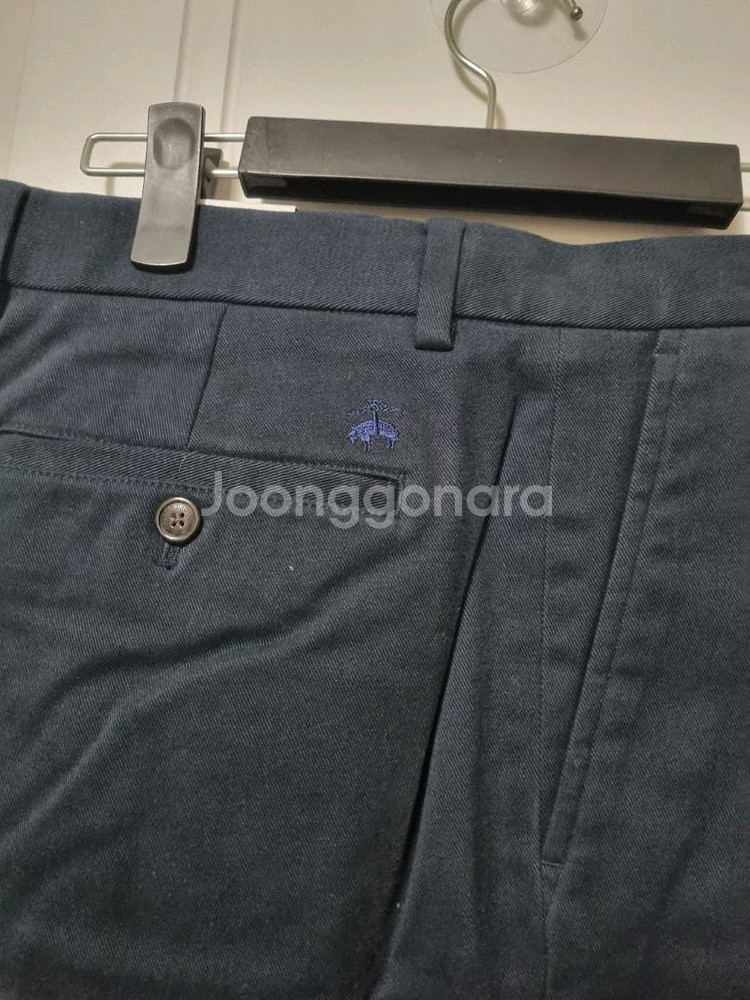 (새상품) 브라더스 남성 면바지입니다- 색상은 네이비이고 사이즈는 W33입니다--1