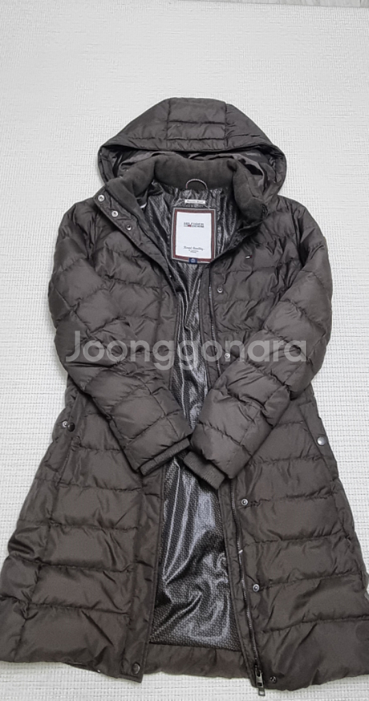 타미힐피거 여성패딩 xs 초코브라운--3