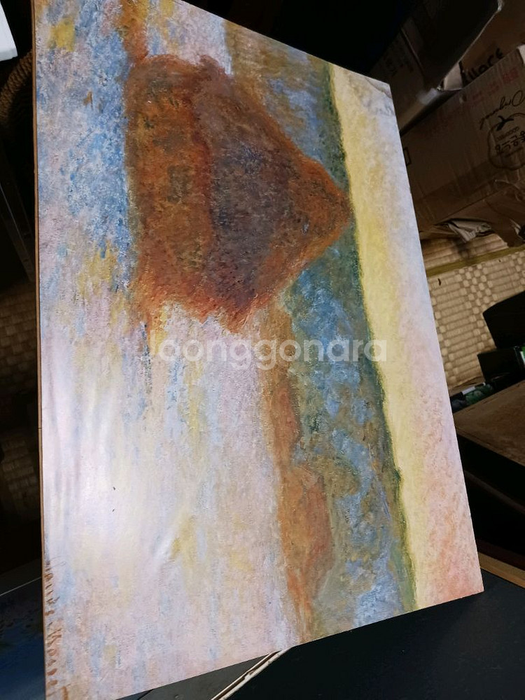 모네 프린팅 작품 65*93크기--0