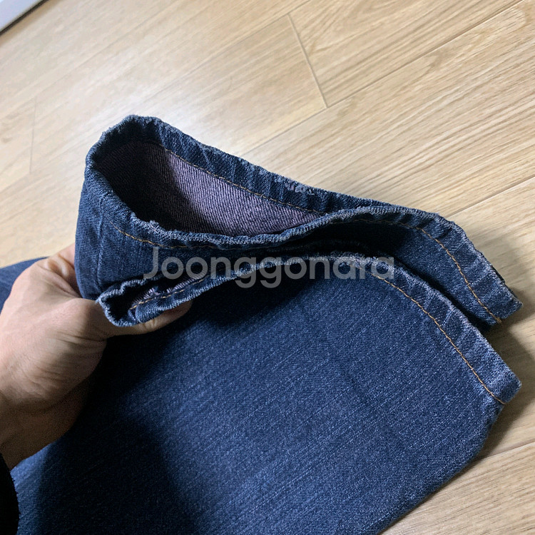 32-L)풍천상점 오리엔탈 봉황 자수 청바지--6