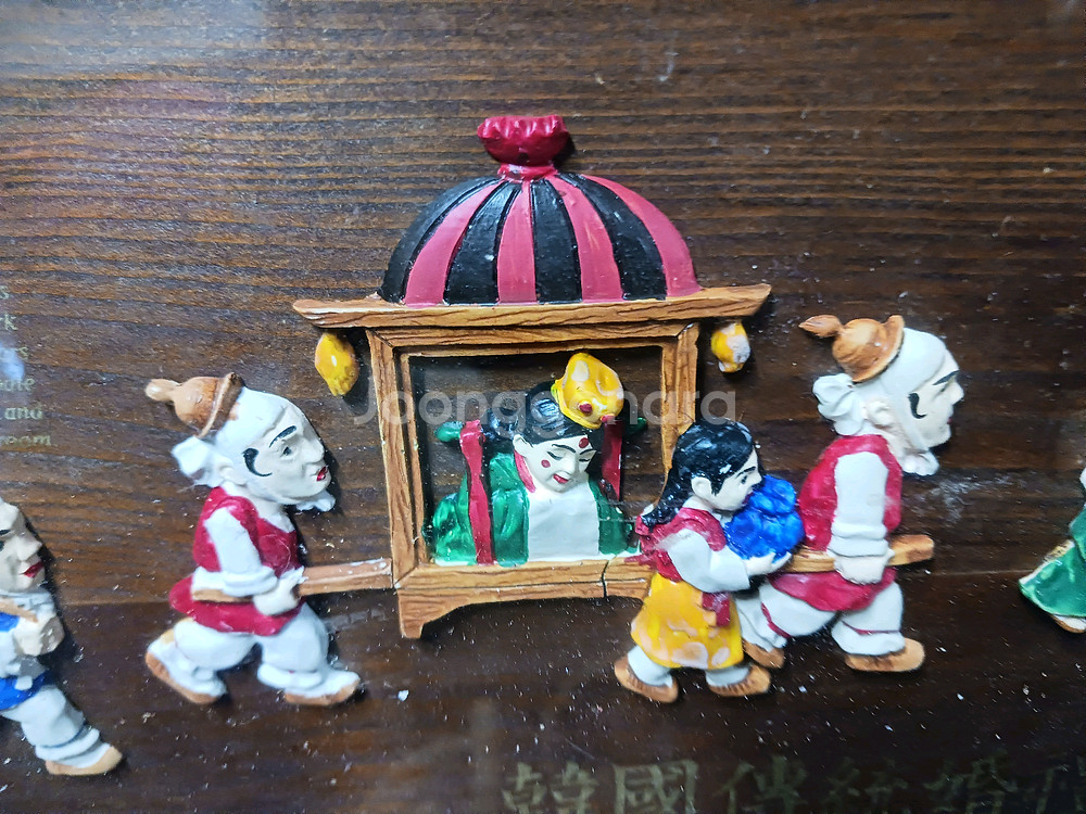 한국 전통 결혼식 장식품 액자 60*23크기--3