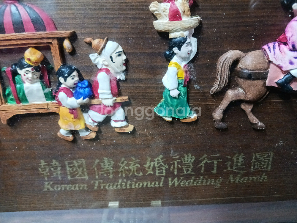 한국 전통 결혼식 장식품 액자 60*23크기--2