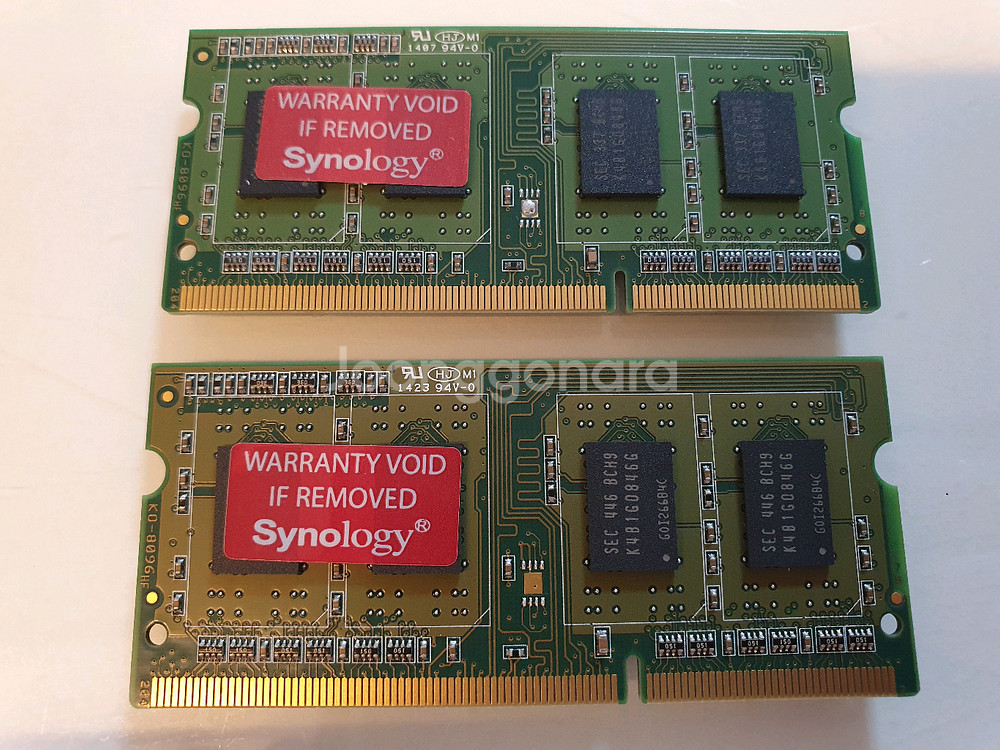 시놀로지 NAS용 DDR3 1GB 메모리 2개일괄--1