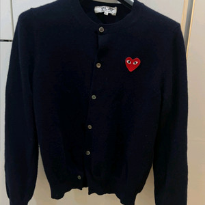 24fw 꼼데가르송 여성네이비가디건 M