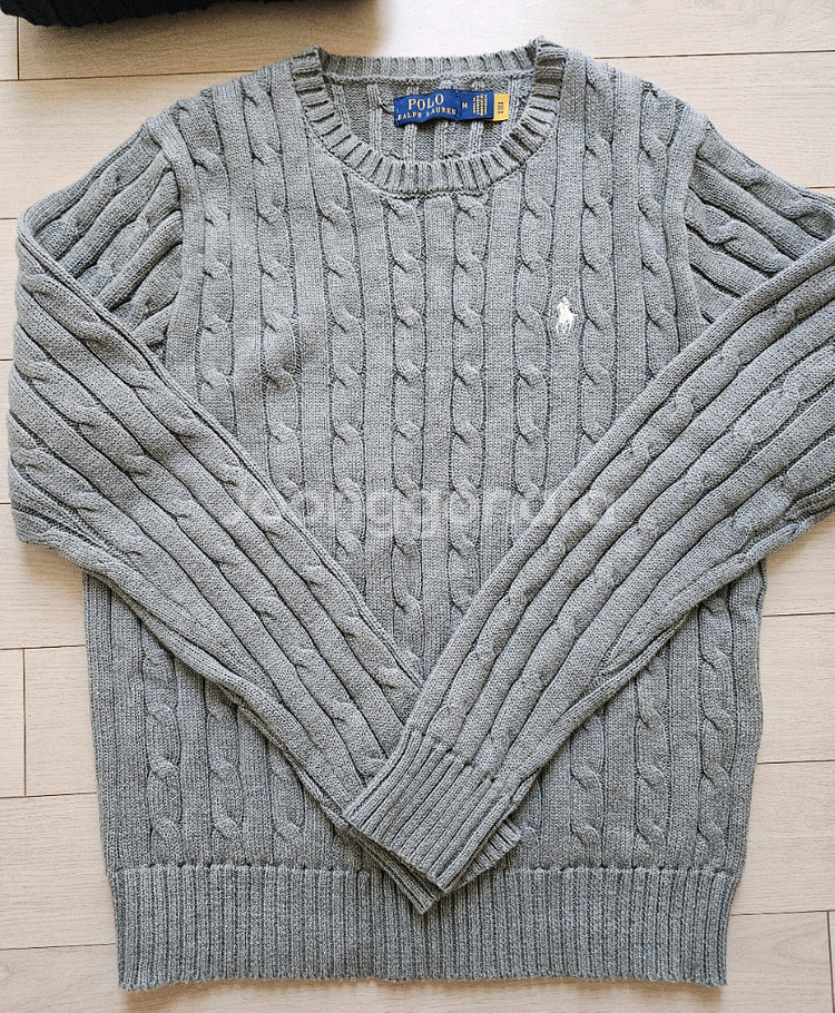 폴로 랄프로렌 케이블 코튼 니트--1