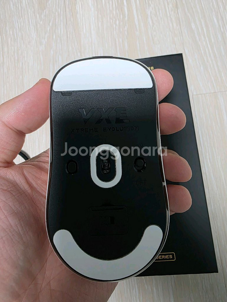 vxe r1 pro max 화이트 잠자리 무선 마우스--2