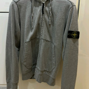 스톤아일랜드 그레이후드집업 L (새상품급)