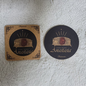 (bl굿즈)[보이시즌]코드네임 아나스타샤 코스터 2개 일괄 이미지