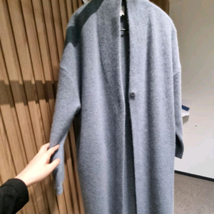 라쿤 니트 코트