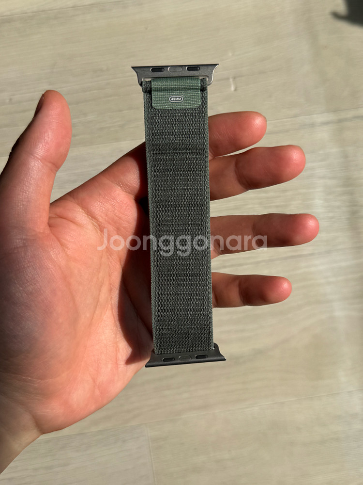 에플워치 정품 알파인루프 그린 m--0