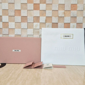 [정품]미우미우 쇼핑백+박스+리본 set ,미우미우 슈즈,미우미우 가방,미우미우 박스,미우미우 리본