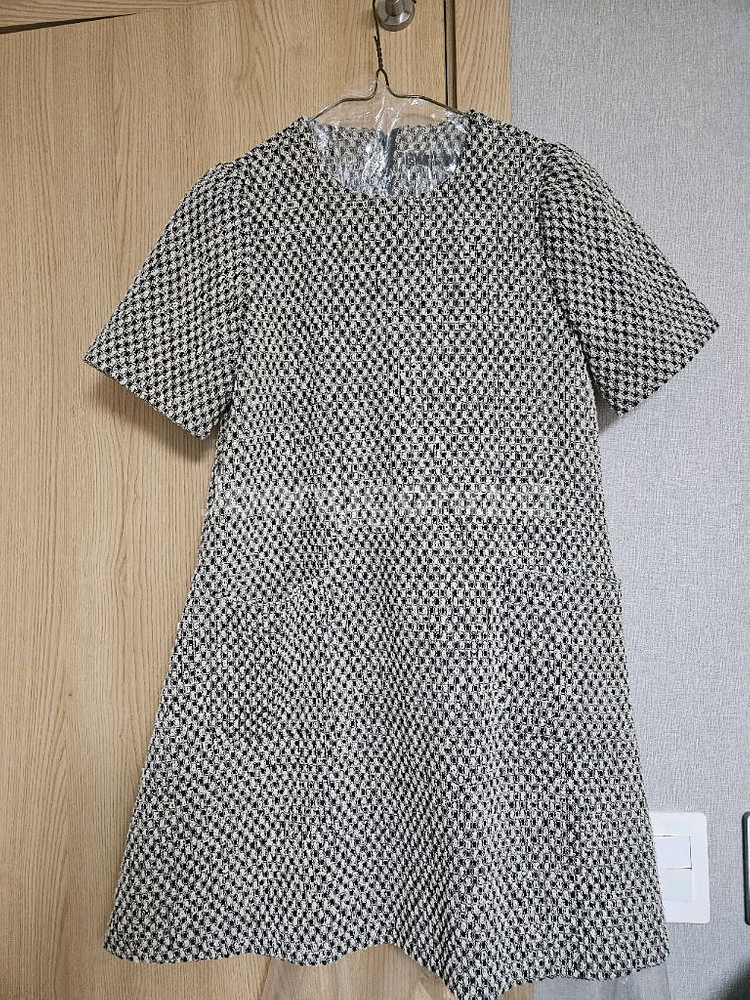 본루 트위드 원피스--1