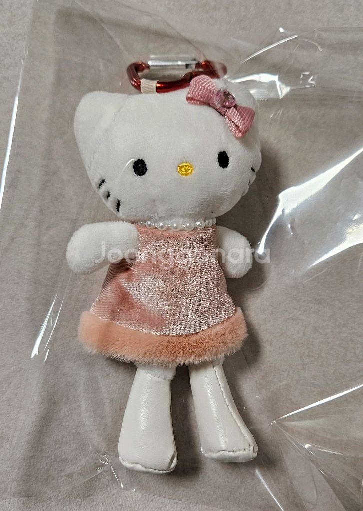 롱다리키티인형 키링 핑크--0