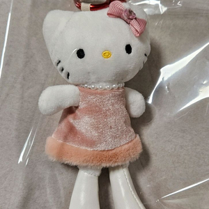 롱다리키티인형 키링 핑크